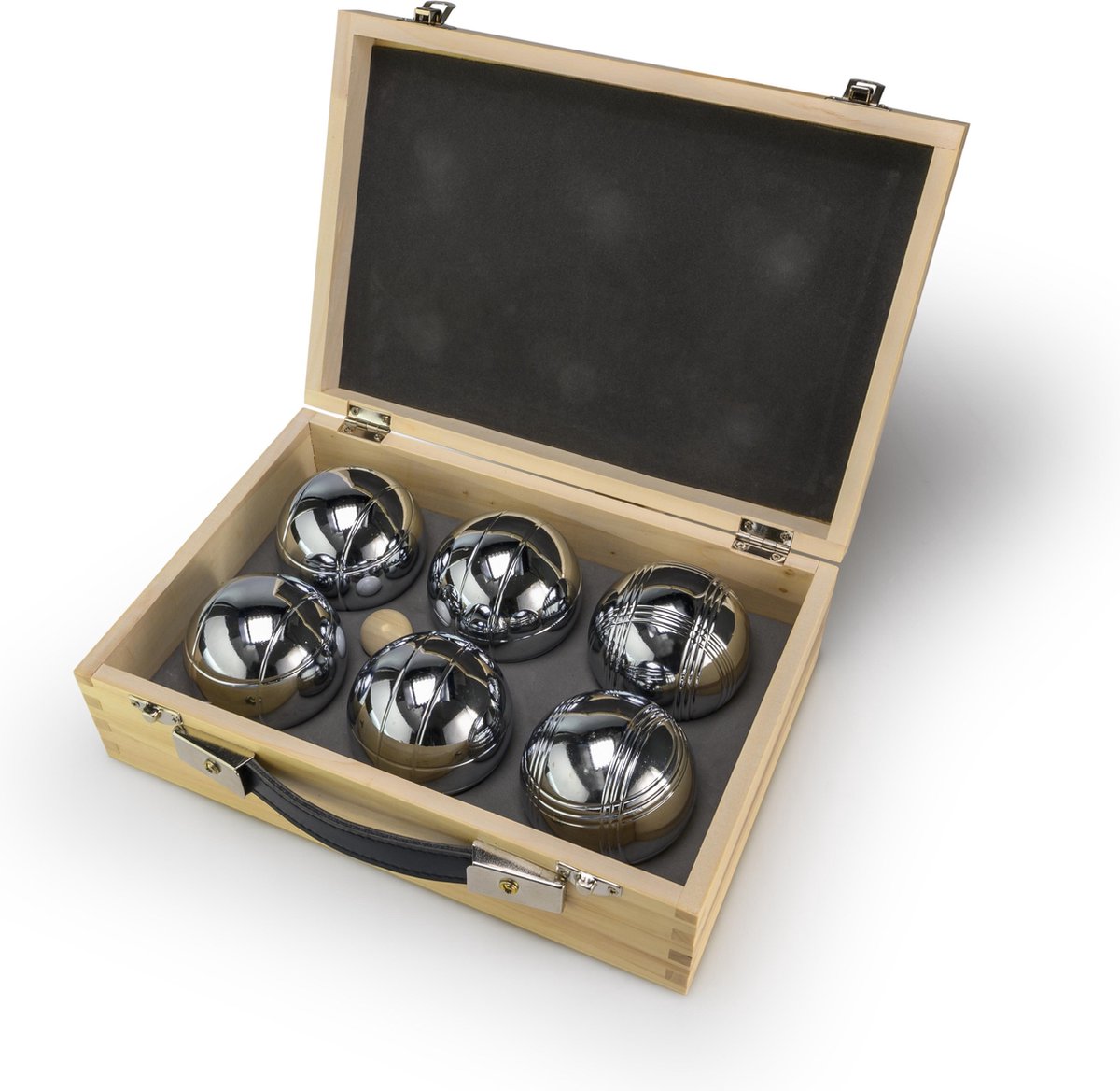 Selecta Luxus Jeu de Boules in Holzkist spielt
