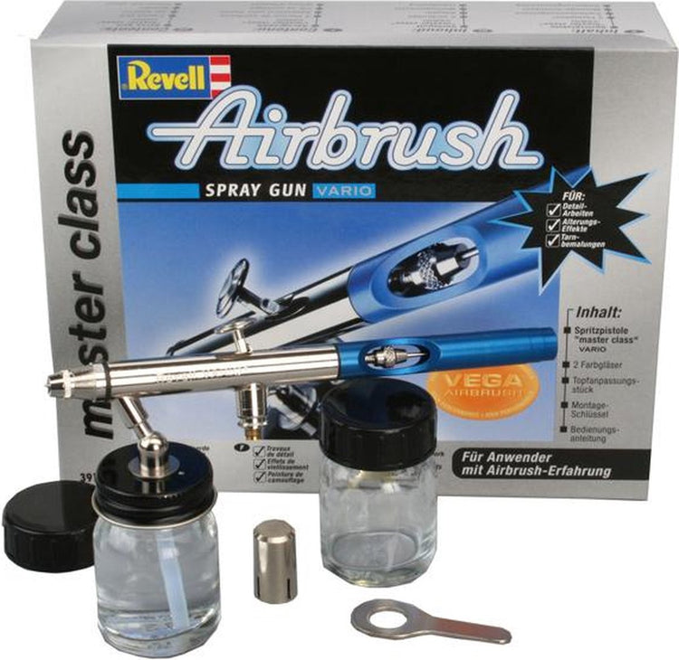 Revell Airbrush-Pistole – 39107 Airbrush-Spritzpistole – Master Class Vario Airbrush