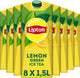 Lipton Eistee Green Pak – Zitrone – kalorienarm – 8 x 1500 ml – Vorteilspack