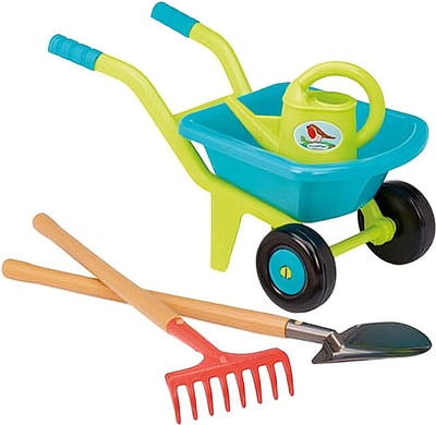 Ecoiffier -Schubkarre mit Gartenwerkzeugen, 4dlg.