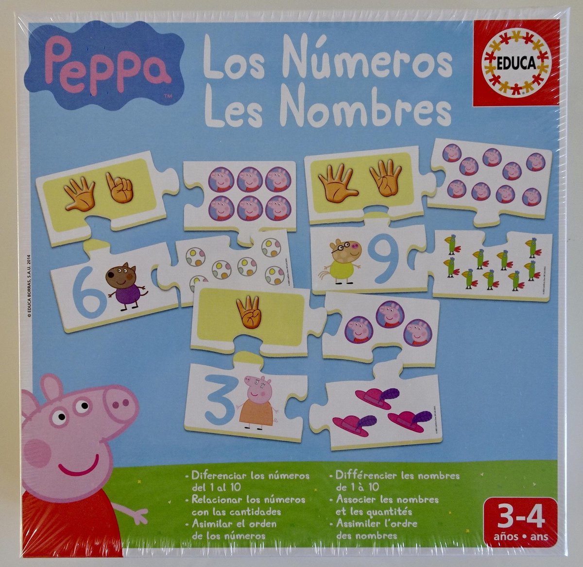 Educa Tief Spiel Peppa Wutz (es-fr)