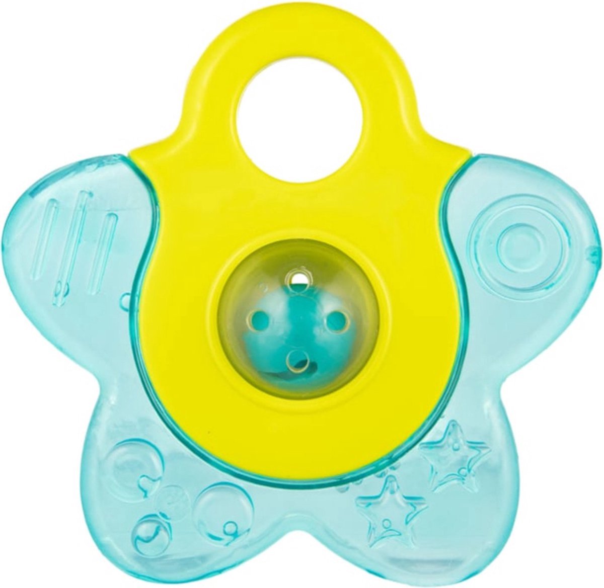 Canpol Babies Star kühlender Beißring mit Eisgel, 3+ m blau 3+ m