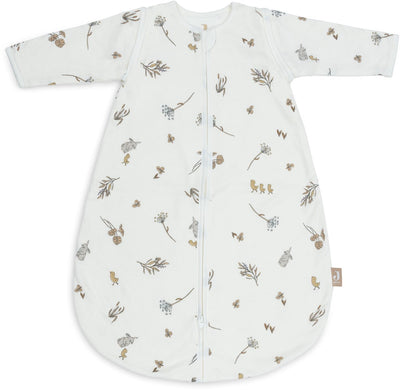 Jollein Neugeborenenschlafsack Sommertrikot mit abzippbarem Ärmel 60 cm – rund – Flussufer – Sommerschlafsack