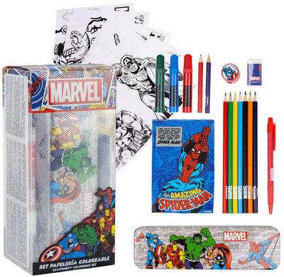 Avengers Marvel Zeichenset Zeichenbox Zeichnung – 25 Teile