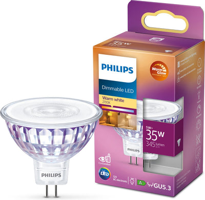 Philips LED-Spot – 35 W – gu5,3 – dimmbares warmweißes Licht