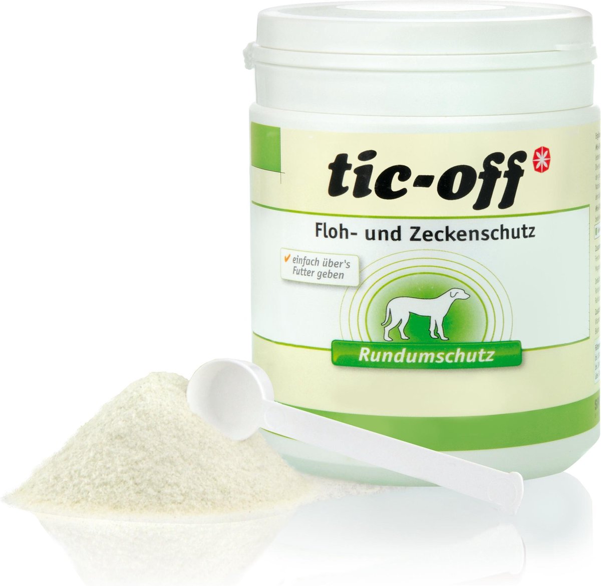 Anibio Tic-Off, Zecken- und Flohschutzpulver, 140 gr