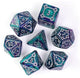 Hot Games Würfelset Jumbo Castle Grün-Lila 7-teilig Dungeons and Dragons.