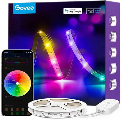Govee RGBIC Basic 10 m – LED-Streifen – RGBIC – App-Steuerung – Alexa Google