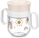 Mepal mio 360° Trinkbecher – 200 ml – gut zu halten – Kindergeschirr – Sunshine Rainbow