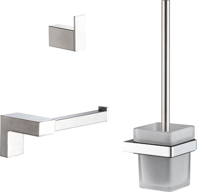 Plieger Altea WC-Set – Wandmontage – komplett – Chrom gebürstet