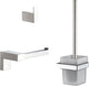 Plieger Altea WC-Set – Wandmontage – komplett – Chrom gebürstet
