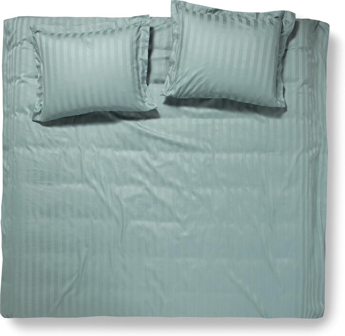 Damai – Linea – Bettbezug – 200 x 200 220 cm – Doppelbett – grün + 2 Kissenbezüge 60 x 70