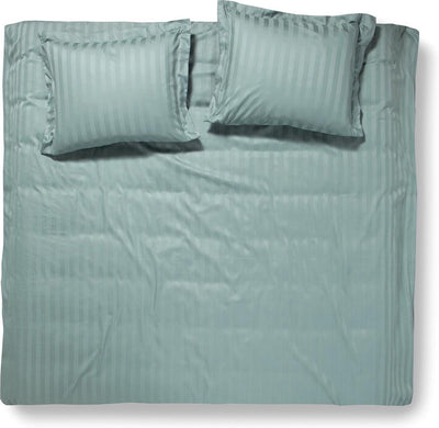 Damai – Linea – Bettbezug – 200 x 200 220 cm – Doppelbett – grün + 2 Kissenbezüge 60 x 70