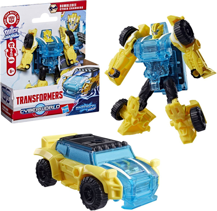 Transformers Cyberworld Engeron Surge Bumblebee Cyber Changers – Actionfigur