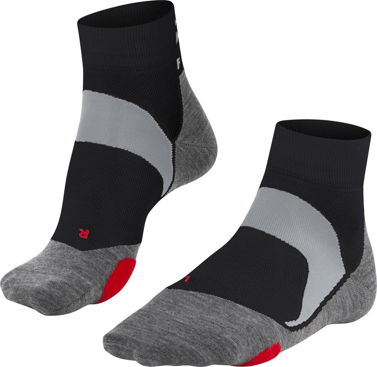 Falke BC5 Anti-Blister Baumwoll-Funktionsmaterial Fahrradsocken Unisex Schwarz - Größe 46-48
