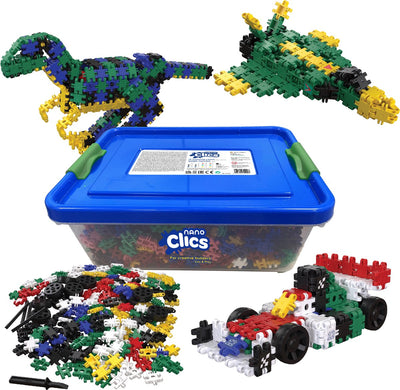 Clics Nano – Baukasten für kreative Baumeister – 2000 Teile.