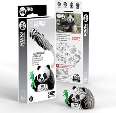 Eugy 3D-Puzzle – Panda – Wildtiere – nachhaltig – alle sammeln – 6 Jahre