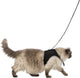 Trixie weiches Katzengeschirr – Schwarz – 1,2 m
