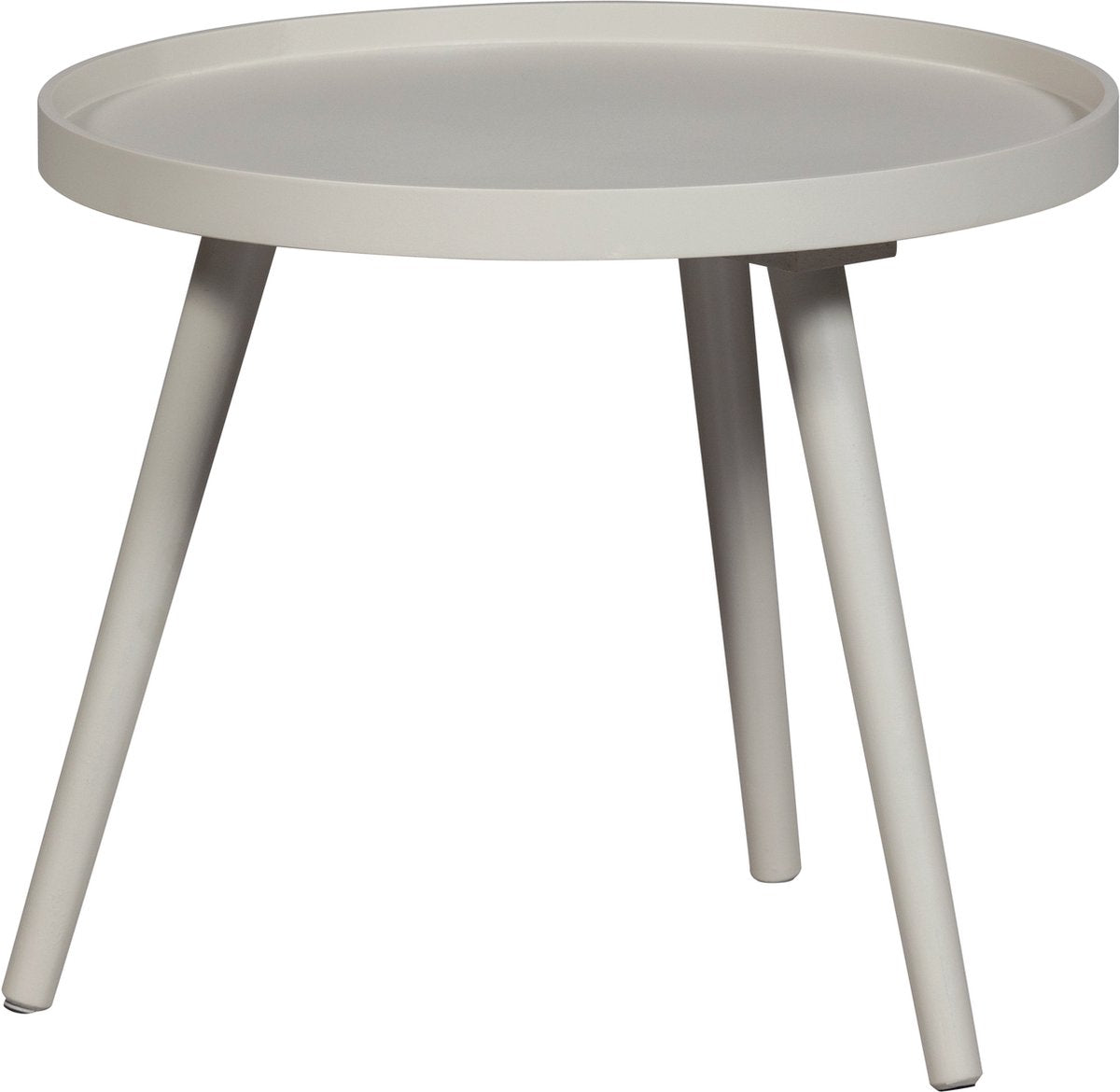 Woood Mesa Beistelltisch m – Holz – Sand – 45 cm x ø45
