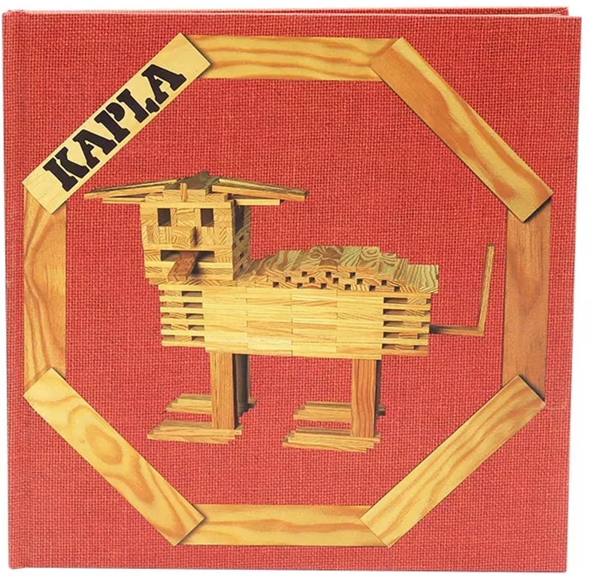 Kapla - Farbe - Konstruktionsspielzeug - Rot - Musterbuch