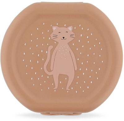 Trixie Set aus zwei Snackboxen mit Clip – mrs. Katze - leicht zu öffnen - BPA-frei - für die Schule und unterwegs