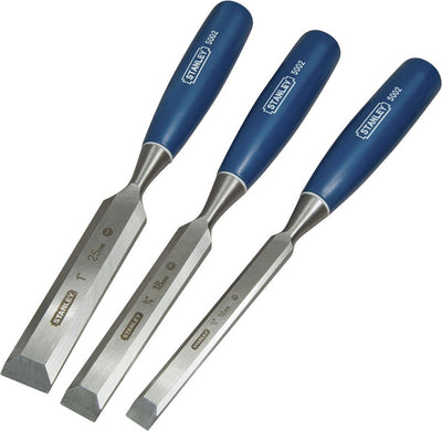 Stanley Handwerkzeug-Holzmeißel-Set 3-teilig (12, 18, 25 mm) – 0-16-128
