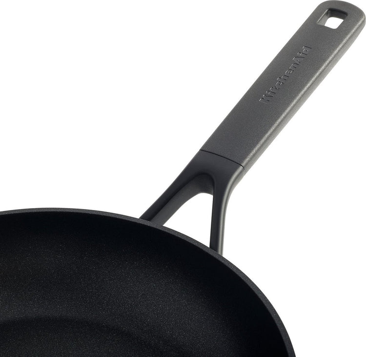 Kitchenaid klassische Bratpfanne aus geschmiedetem Aluminium ø24 cm – Schwarz – Induktion – Antihaftbeschichtung