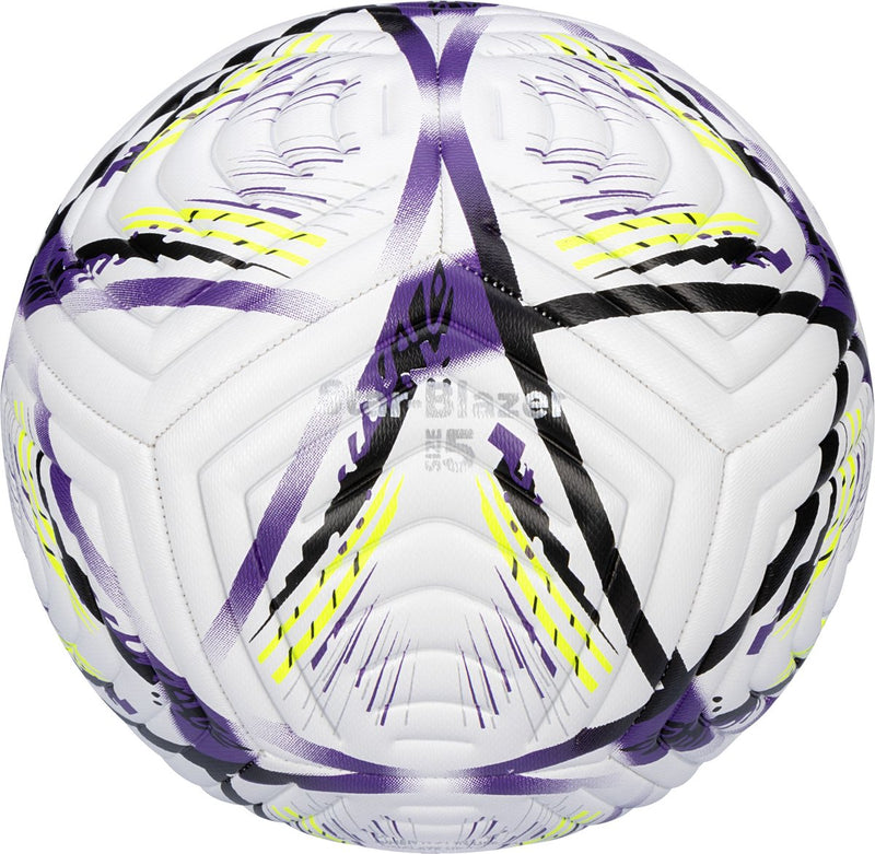 Avento Fußball - Star-Blazer - Lilagelb - Größe 5 - ⌀ ca. 22 cm
