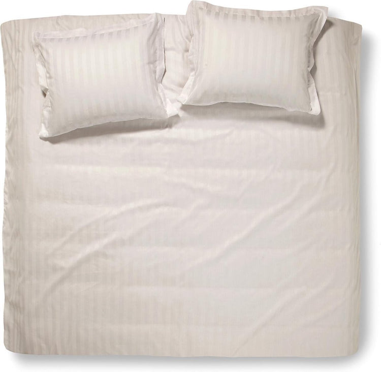 Damai Linea Bettbezug – Doppelbett – 200 x 200 220 cm – Elfenbein