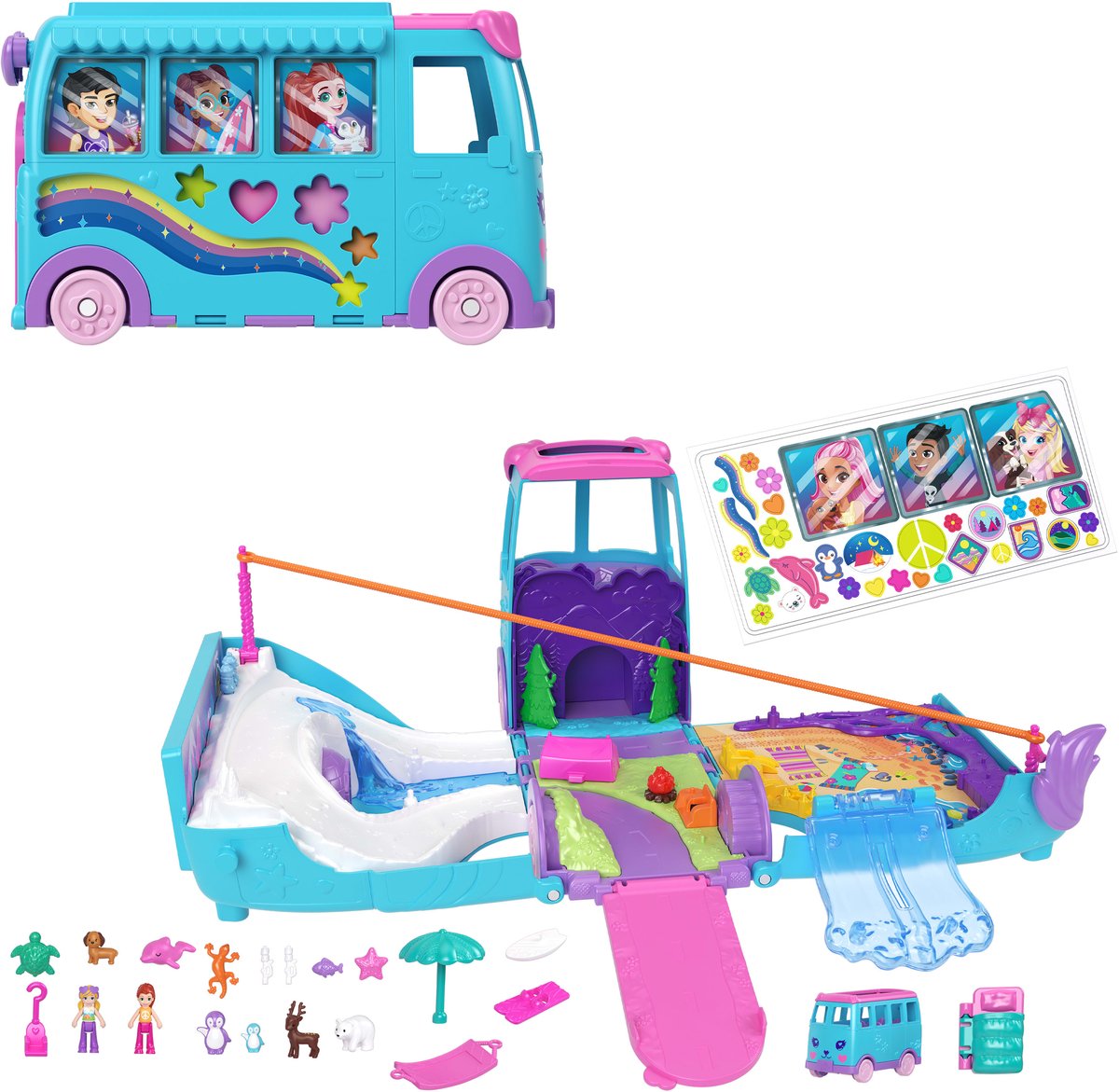 Polly Pocket Pet Mobile Adventure Play Set