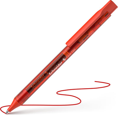 Schneider Schreibgeräte Schneider Gelstift – Fave – Rot – 0,4 mm – S-101102-20