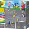 SES Sidewalk Chalk Games 5in1
