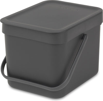 Brabantia Abfallbehälter Sortier 6l Grau