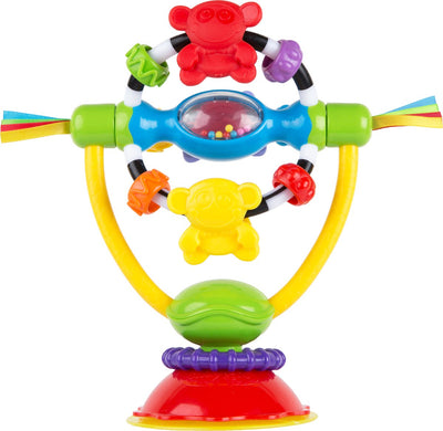 Playgro Hochstuhlspielzeug mit verbessertem Saugnapf – Greif- und Beißspielzeug – Babyspielzeug – Spielzeug 1 Jahr