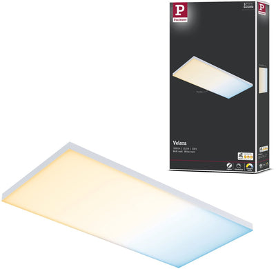 Paulmann LED Panel Smart Home Zigbee 3.0 Velora eckig 595x295 mm 15,5W 1600lm Tunable White Weiß dimmbar