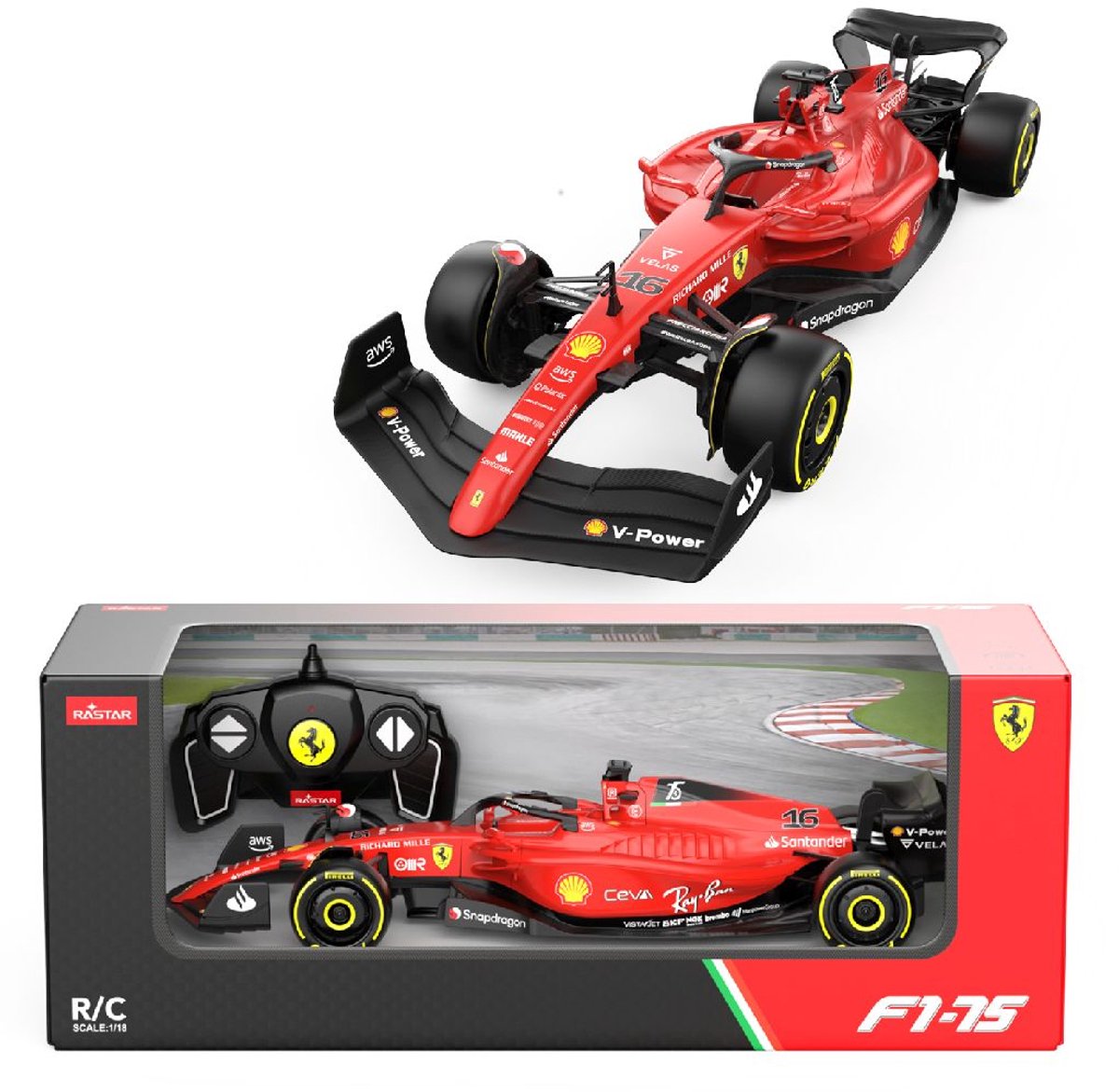 Rastar – RC F1 Ferrari 75 – Maßstab 1:18