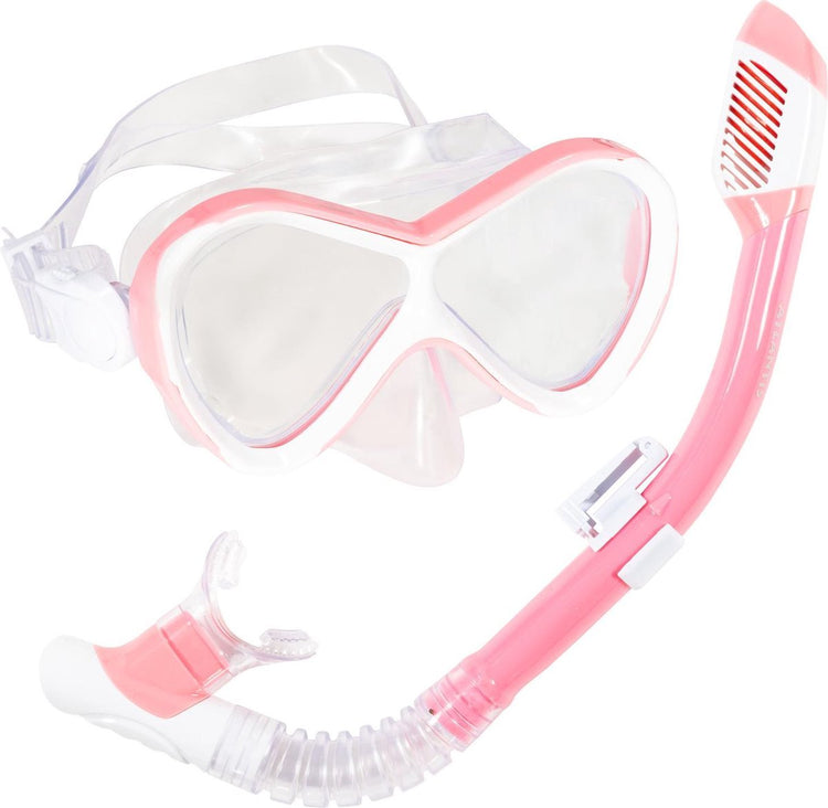 Atlantis Abaco Combo - Schnorchelset - Taucherbrille - Schnorchel - Kinder - Pink