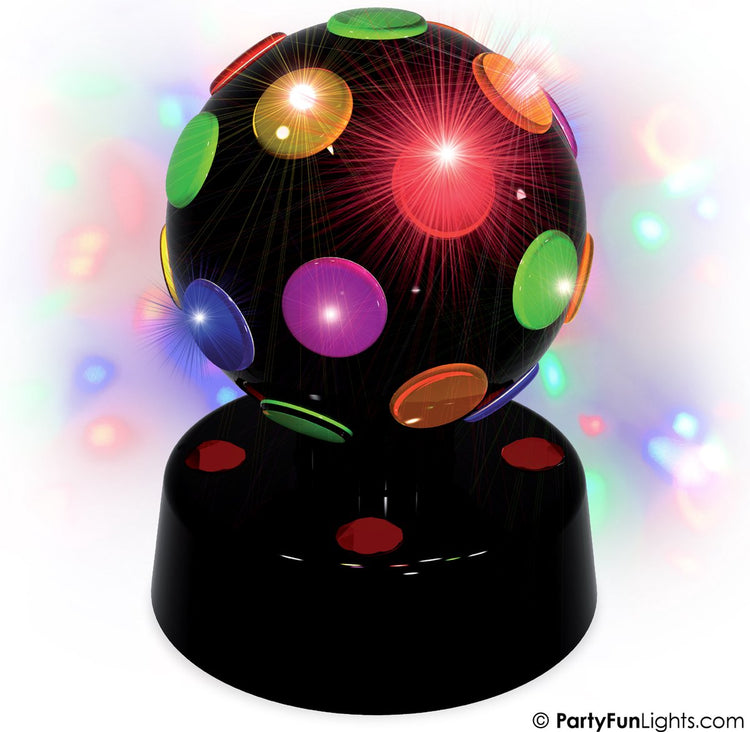 Party-Funlights – Disco-Lampe – funktioniert mit USB und Batterien – mehrfarbig – drehbar