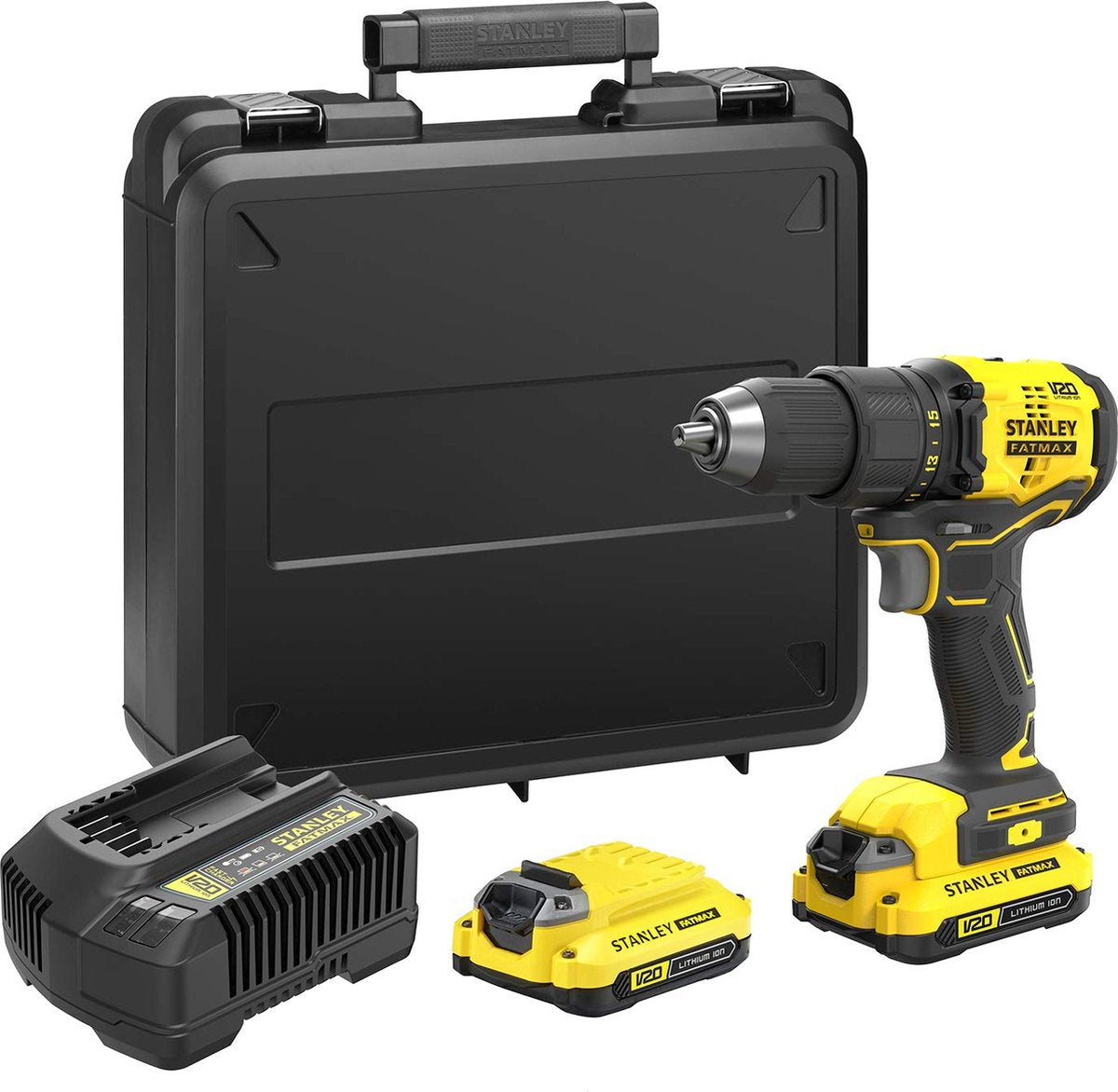 Stanley fatmax sfmcd710d2k-qw – Akku-Bohrschrauber – 18 V – bürstenlos – 60 Nm Drehmoment