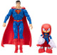 Jakks Sonic DC Knuckles (6 cm) Superman (13 cm) mehrfarbige Figuren