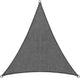 Abbey Camp Schattentuch – HDPE – 3,6 x 3,6 x 3,6 m – grau – Sonnentuch – Edelstahlringe – Murcia-360