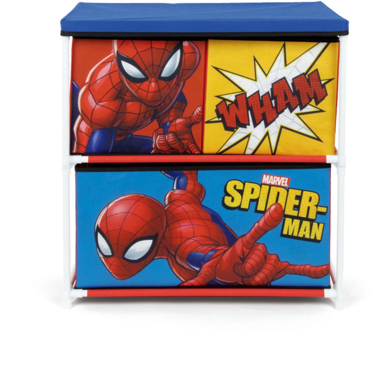 Marvel Spiderman Aufbewahrungsregal mit 3 Schubladen rot