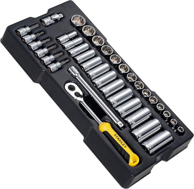 Stanley Handwerkzeuge Transmodul-Steckschlüsselsatz 3 8 Zoll 36-teilig – stmt1-74174 – stmt1-74174