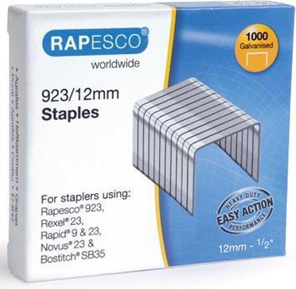Rapesco Heftklammern 923 12 1000x