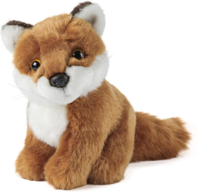 Lebendige Natur - Kuscheltier - Fuchs - sitzend - 15 cm