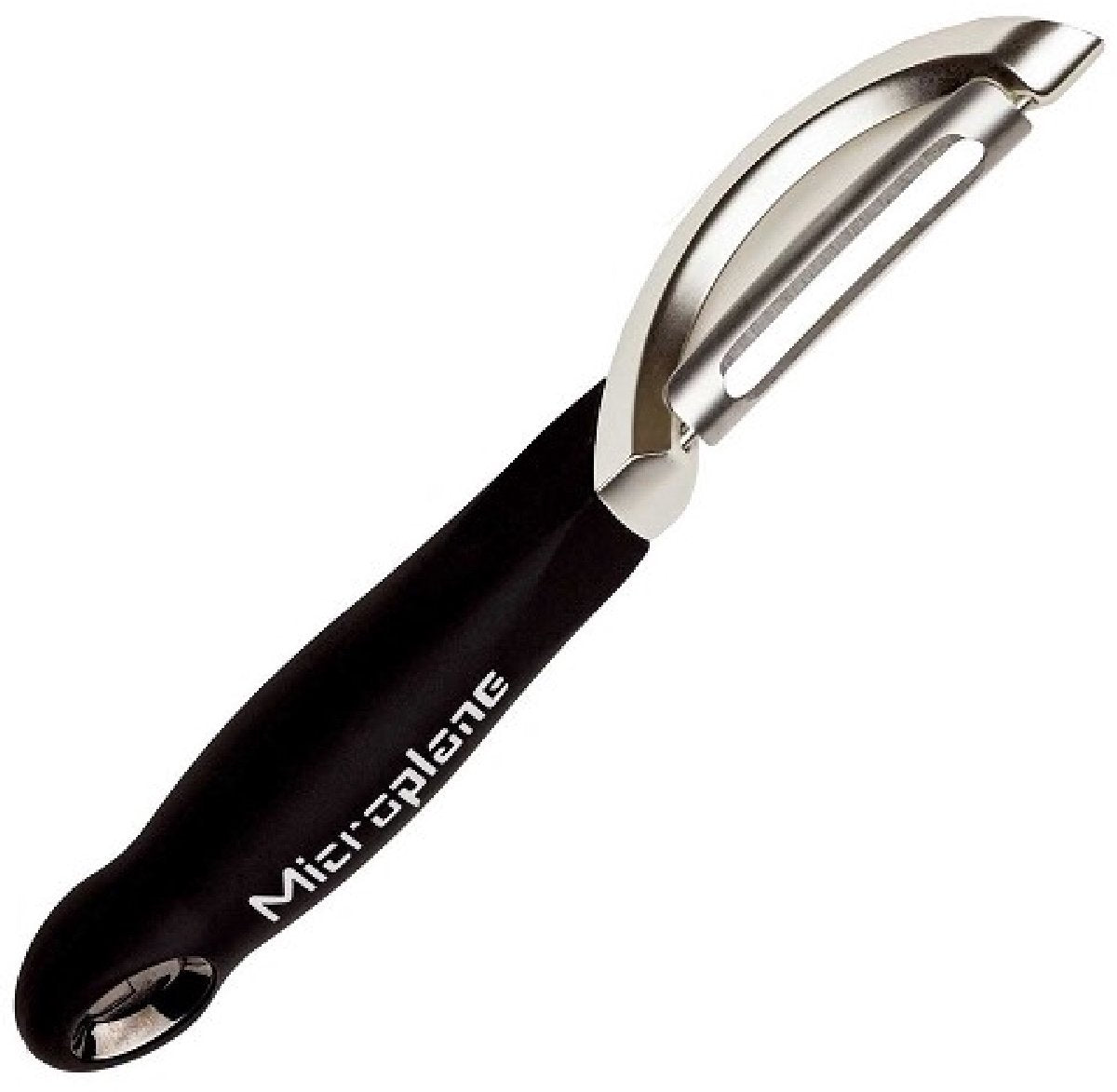 Microplane-Schäler aus schwarzem Edelstahl