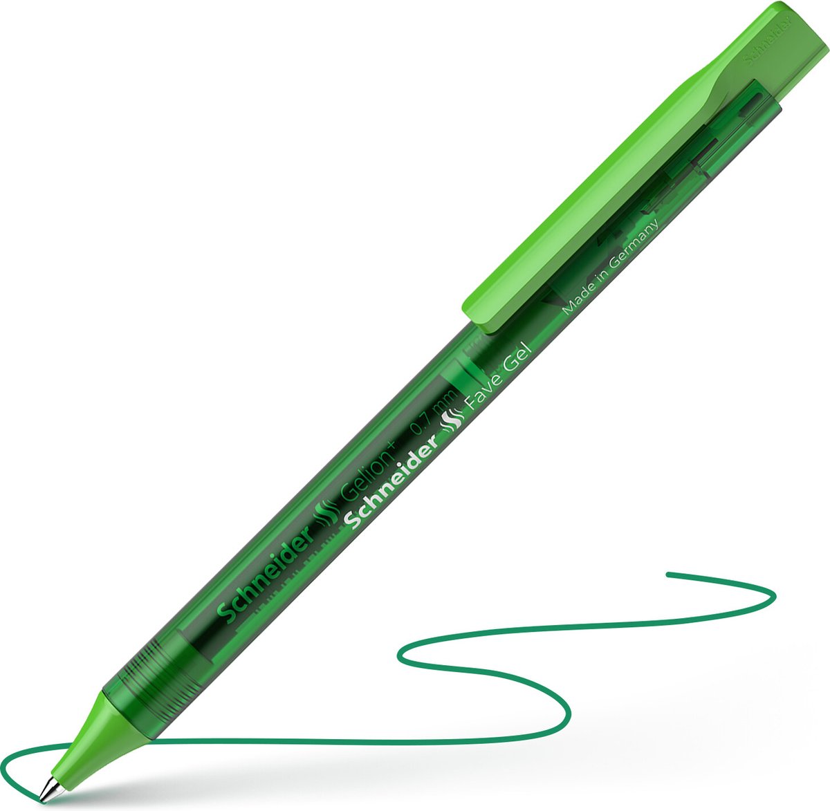 Schneider Schreibgeräte Schneider Gelstift – Fave – Grün – 0,4 mm – S-101104-20