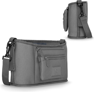 Lionelo kleiner Würfel – Buggy-Organizer – zwei Fächer für Flaschen – leicht zu reinigen – universelles Design