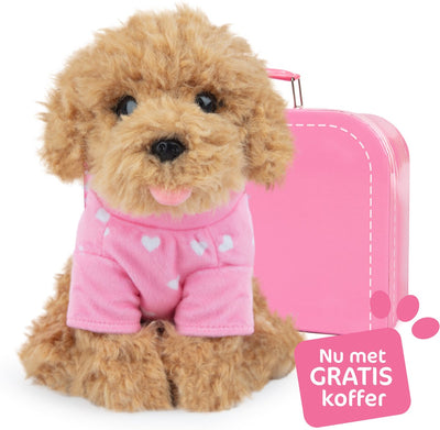 Studio Pets by Myrna Studio Pets® Plüsch-Kuscheltier Pudelhund Keks 23 cm mit gratis Etui