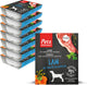 Pets unlimited – Nassfutter für Hunde – Lamm – gedämpftes Mehl – 7 Behälter x 395 g